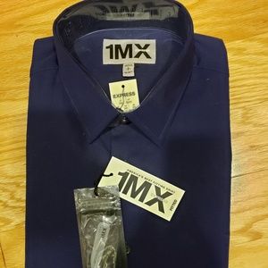 Express 1MX Mens Shirt Purple New